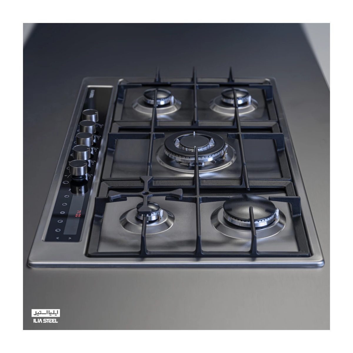 اجاق گاز صفحه‌ای ایلیا استیل مدل S 512 D